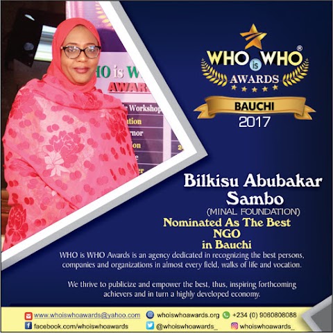 WHO is WHO Awards 2017 - Nominee for BEST NGO in Bauchi State (Photo/Video)