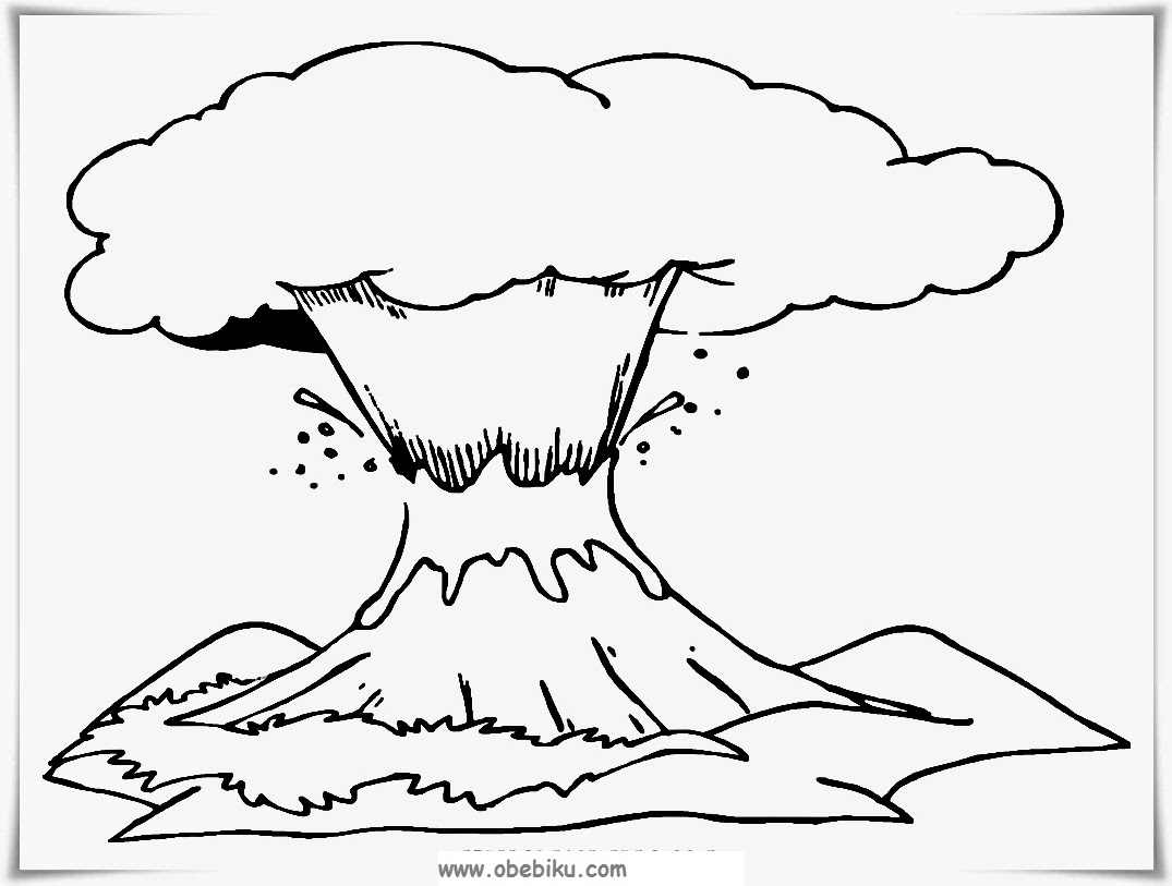  Gambar  Kumpulan Gambar  Sketsa Mewarnai Pemandangan  Alam 50 