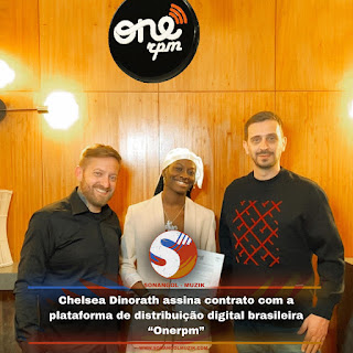 Chelsea Dinorath assina contrato com a plataforma de distribuição digital brasileira onerpm