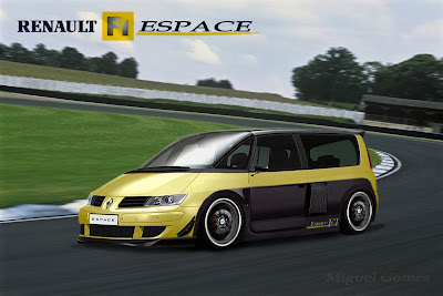 Renault Espace F1 Concept 1995;La furgoneta formula 1 - Cosas únicas