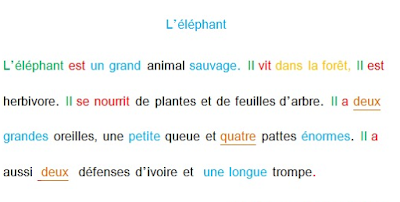 وضعية ادماجية  حول الحيوانات فرنسية