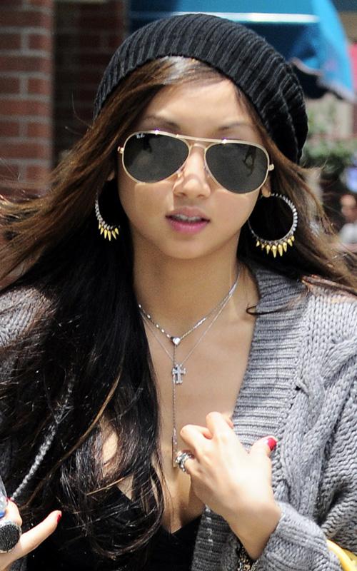 Brenda Song stepped out to get her eyelashes touched up at Longmi Lashes in