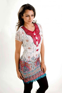 White-Crepe-Kurti