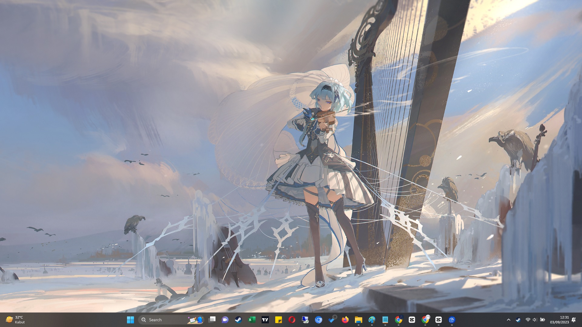Eula Genshin Impact Wallpaper Engine