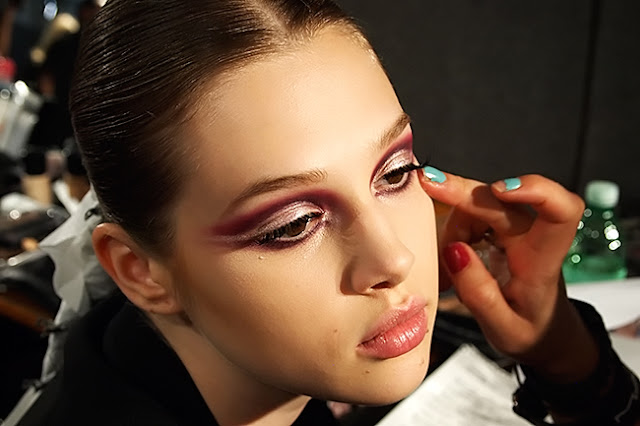 Frankie Morello Backstage - Makeup