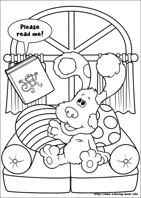 Blue Coloring Pages 9