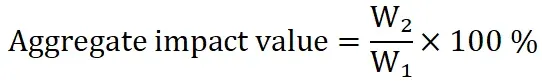 Aggregate Impact Value Test Procedure, IS 2386 Part 4-1963