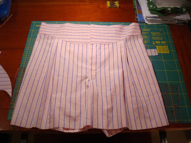 Yoke front boxer shorts