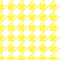 yellow dogtooth pattern