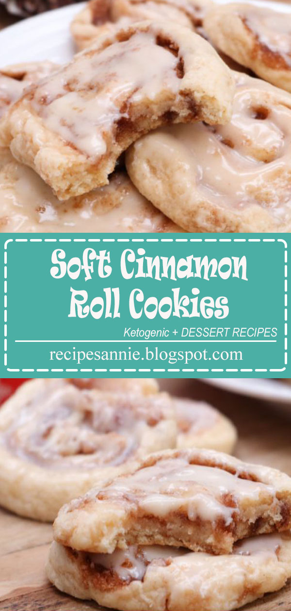 Soft & Fluffy Cinnamon Roll Cookies | Homemade, Chewy Cinnamon Roll Cookies! 😋 #cookies #cinnamonroll#soft #fluffy #desserts #homemade#chewy