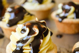 Boston Cream Pie Bites