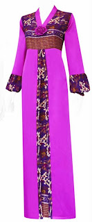 model baju batik muslim