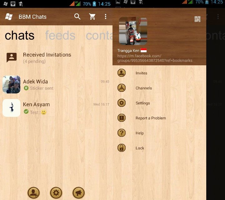 BBM Real Wood V2.13.014 Apk