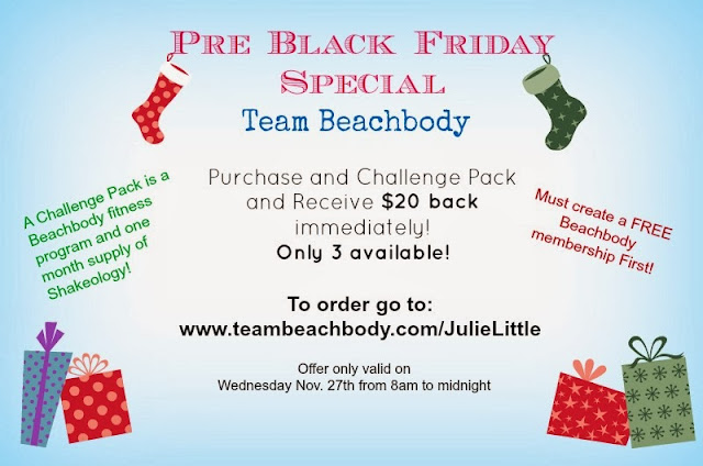 Beachbody Pre-Black Friday Special! www.healthyfitfocused.com