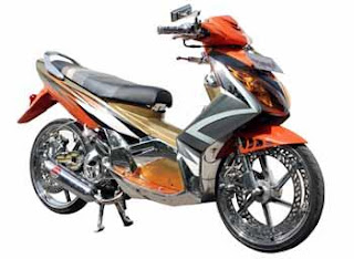 MODIF YAMAHA NOUVO FULL CHROME KINCLONG MODIF YAMAHA NOUVO FULL CHROME KINCLONG