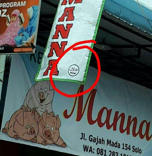 Heboh, Kedai Babi di Solo Pasang Label Halal 