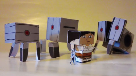 Portal Petites Paper Toy Batch Two