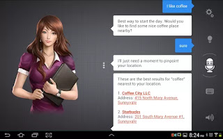 Siri like App for Android for free, Assistant answers your questions, finds information, launches Apps and much more