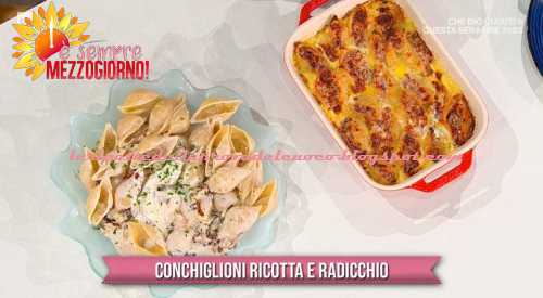 Conchiglioni ricotta e radicchio ricetta zia Cri