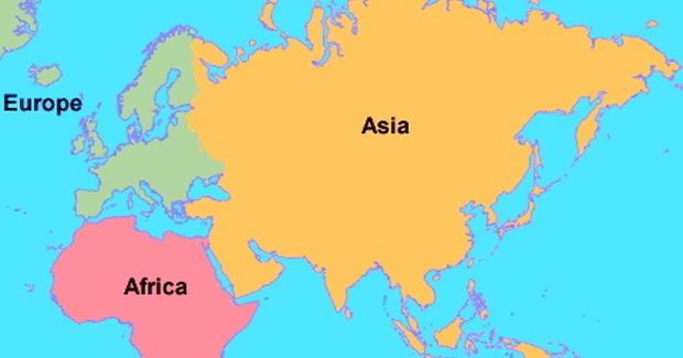 Letak Astronomis, Geografis dan Geologis Benua Asia serta 