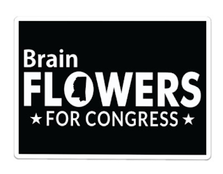 Brian Flowers for congress yard sign