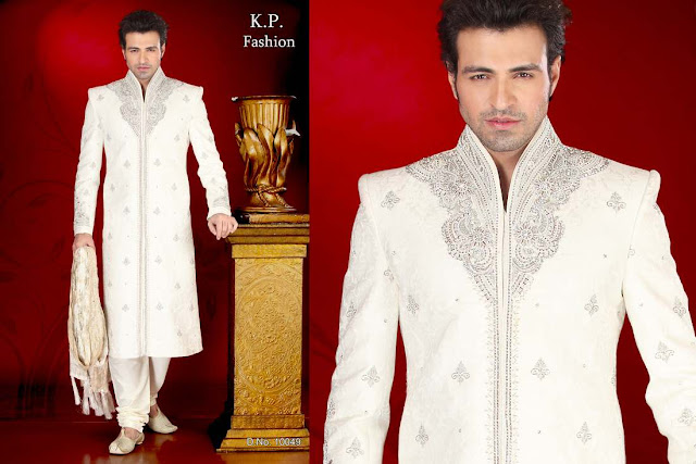 wedding and engagement wear designers embroidered ethnic sherwani for indian and pakistani men 2012 2013