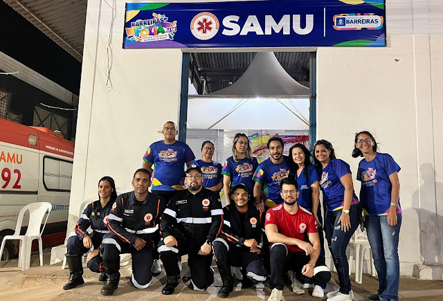 Secretaria de Saúde divulga números de atendimentos realizados nos circuitos do Barreiras Folia