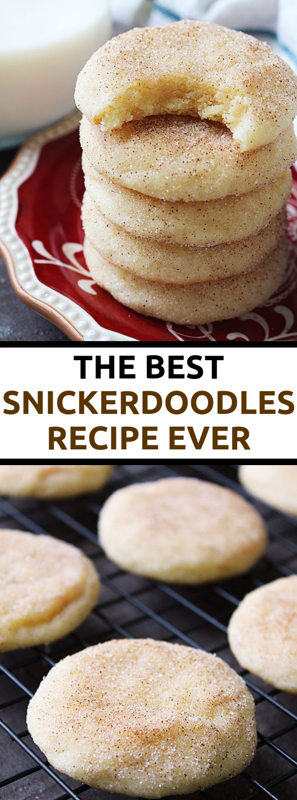 BEST SNICKERDOODLES RECIPE #dessert #cookies