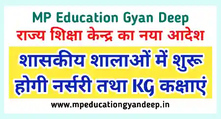 Nursery and KG Classes in Govt. Schools