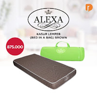 Dusdusan Alexa Kasur Lemper (Bed In A Bag) Brown ANDHIMIND