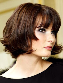 short bob hairstyles brown hair