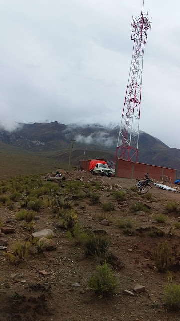 Der ENTEL Turm in Esmoraca Bolivien