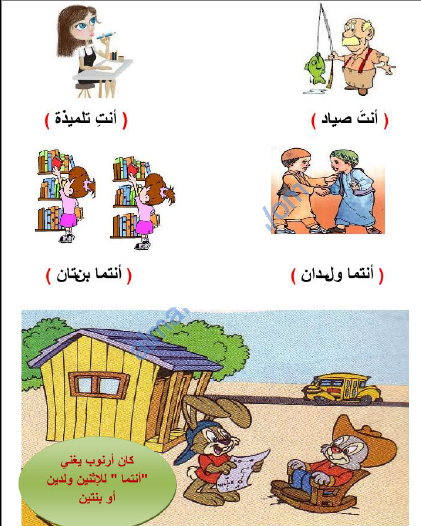 مذكرة شرح وتدريبات شاملة في مادة اللغة العربية للصفوف الثاني والثالث والرابع