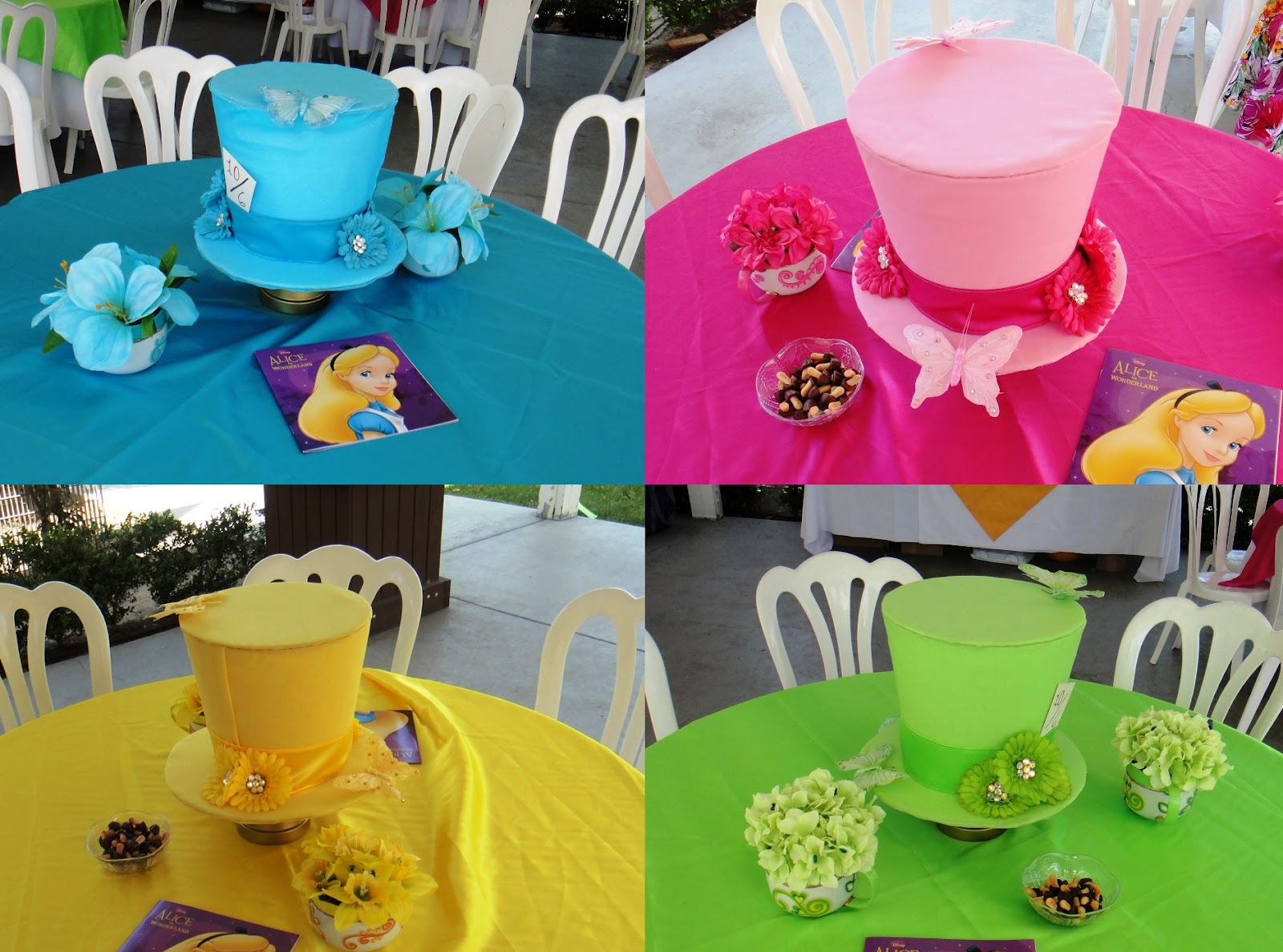  DIY  Mad Hatter Centerpieces This Fairy Tale Life