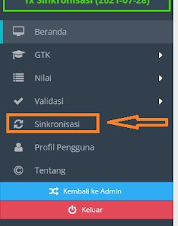 Solusi Menu Sinkronisasi Tidak Muncul di Dapodik 2022