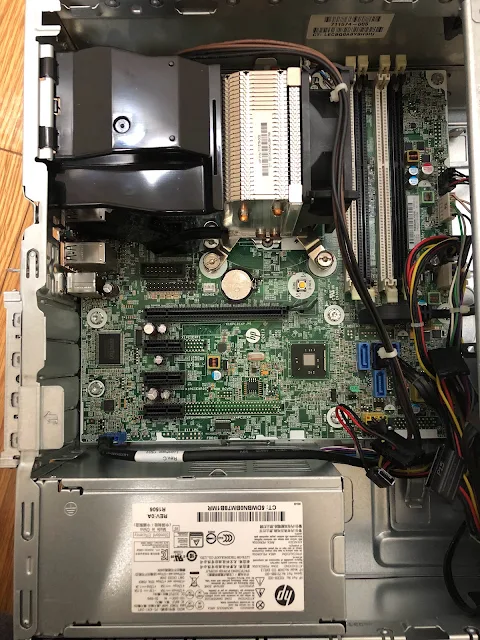 Prodesk 600 G1の基盤全体