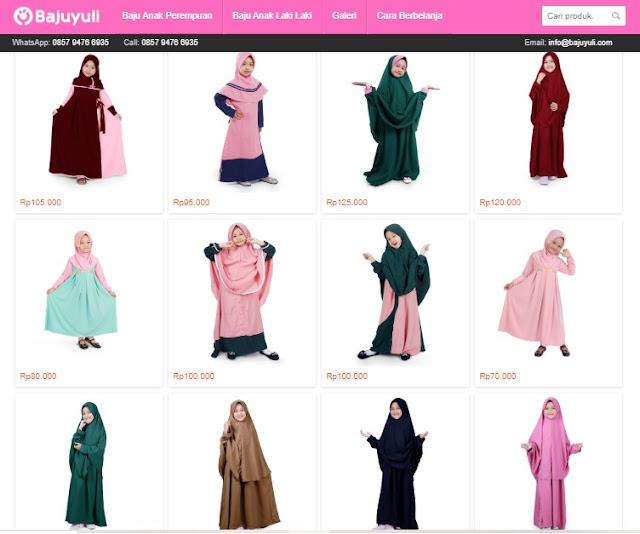 Baju Gamis Anak Perempuan Bajuyuli