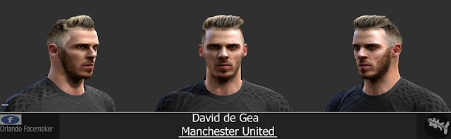 PES 2013 David de Gea (Manchester United) Face by Orlando Facemaker