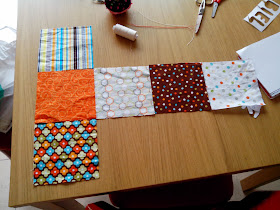 dado de tela, dado patchwork, modistilla de pacotilla