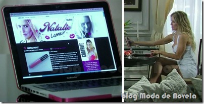moda da novela insensato coração - notebook da natalie capítulo 19mar11