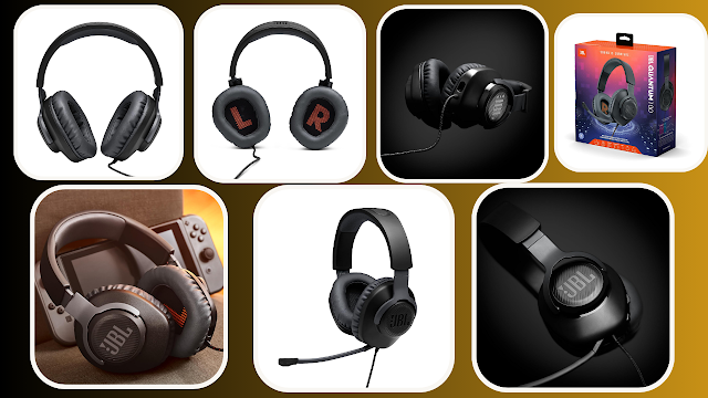 Review All the Featurs of JBL Quantum 100 Wired Gaming Headset    Bluetooth