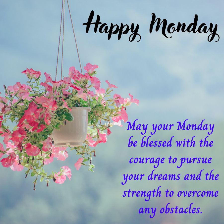 Happy Monday Blesssings Images with Quotes