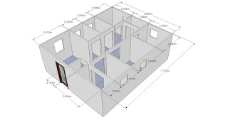 shower block - log cabin