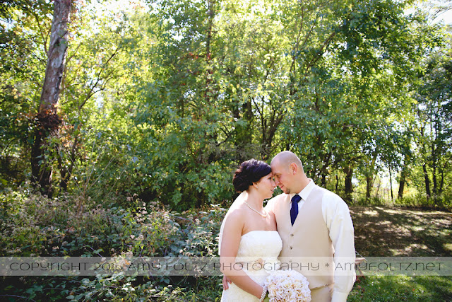 photo of bride and groom