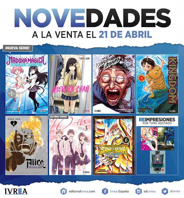 Novedades IVREA de esta semana.