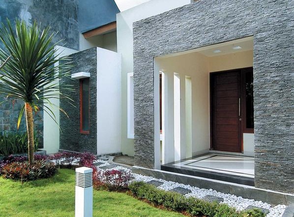 20 CONTOH MODEL  TERAS  RUMAH  MINIMALIS MODERN TERBAIK 