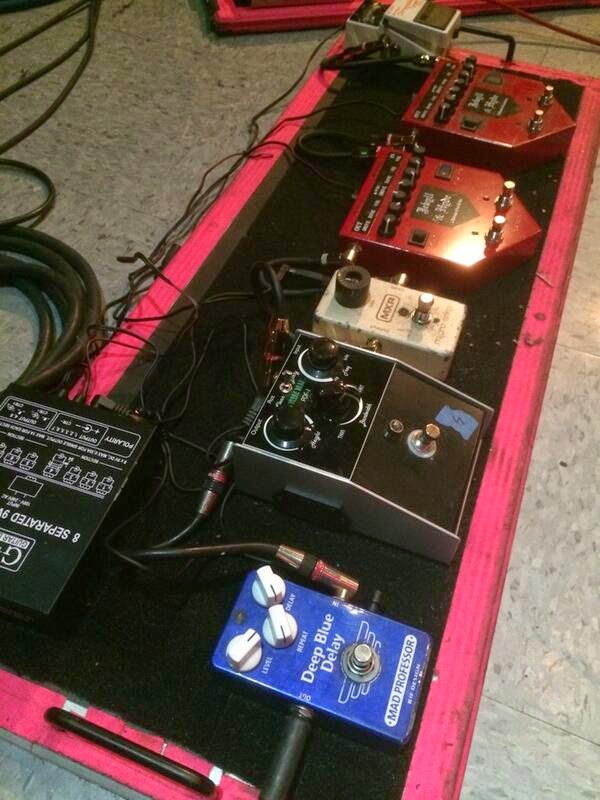 Albert Hammond Jr. Pedalboard 2014