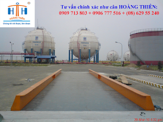 Móng cân xe tải 120 tấn cân ô tô chính hãng