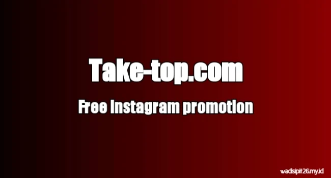 Take-top com free instagram promotion