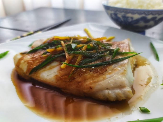 🍚🥢🐟 PESCADO AL VAPOR ESTILO ORIENTAL - ORIENTAL STYLE STEAMED FISH 🍚🥢🐟